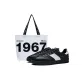 Black/Classic White[Includes White Canvas Bag]