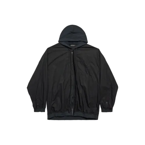 Balenciaga Jackets & Coats Loose Fit Men's Black