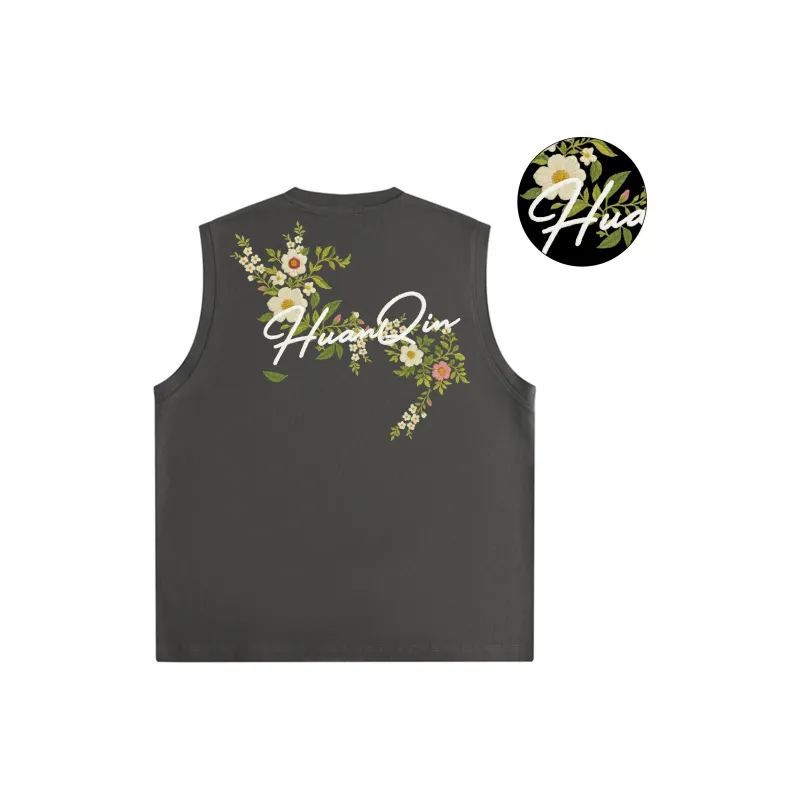 HUANQIU Tank Tops Unisex-17