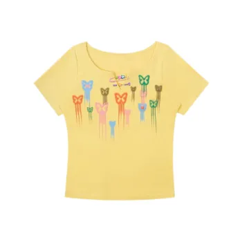 ABBY GODDESS T Shirts Women's Yellow