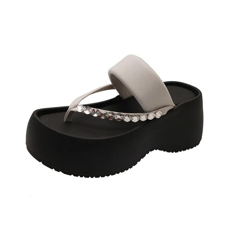 Alxnan Rubber Sole Flip Flops Women's Box-20