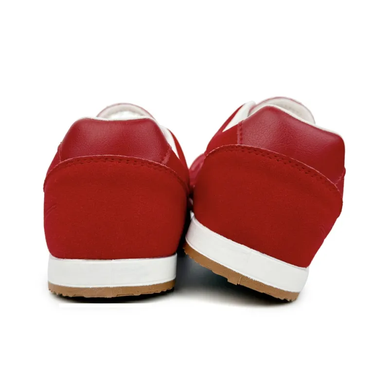 Warrior Trendy Casual Shoes Coverage Balance Impact Resistant Support Breathable Low Top Casual Shoes Women's Red-3