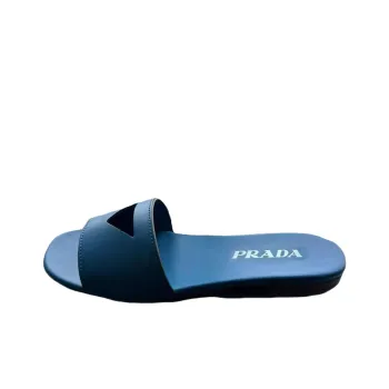 PRADA Slide Slippers Women's Blue
