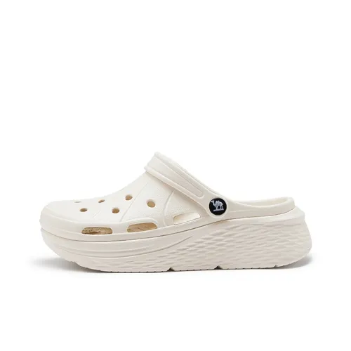 CAMEL EVA Soft Rebound Comfortable, Trendy Versatile, Breathable, Platform Height Increasing 4.5cm Clogs, Women's