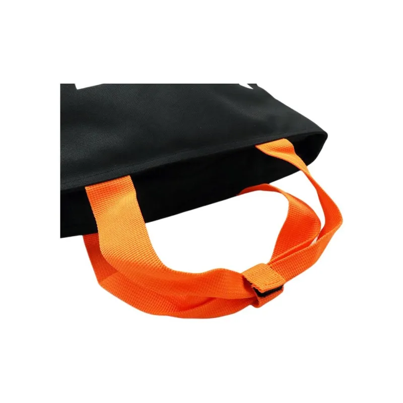 Nike Polyester Tote Bag, Shopping Bag, Handbag Unisex Black & Orange-7