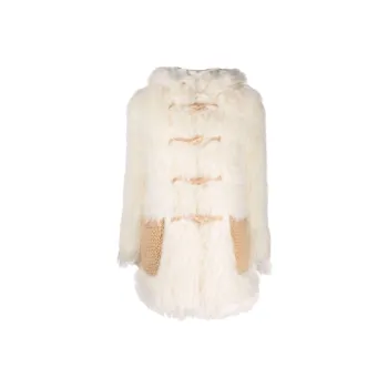 SAINT LAURENT Montgomery Shearling Coat