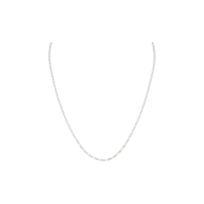 TOM WOOD Recycled Sterling Silver Necklaces Unisex Silver-1