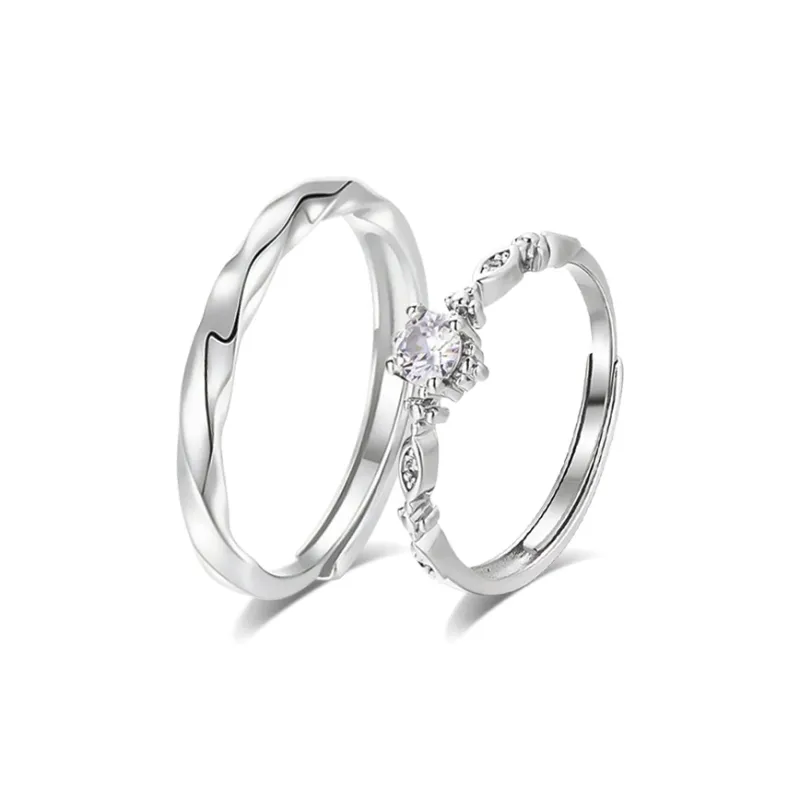 MISS TOOYA S999 Fine Silver Rings Unisex-0