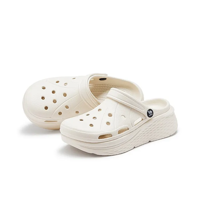 CAMEL EVA Soft Rebound Comfortable, Trendy Versatile, Breathable, Platform Height Increasing 4.5cm Clogs, Women's-2