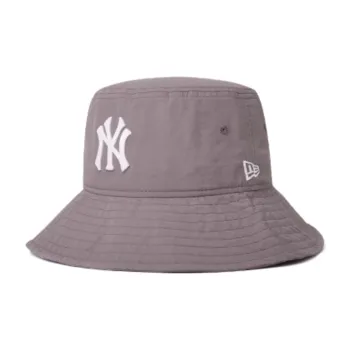 New Era Polyester Bucket Hats Unisex Brown Gray