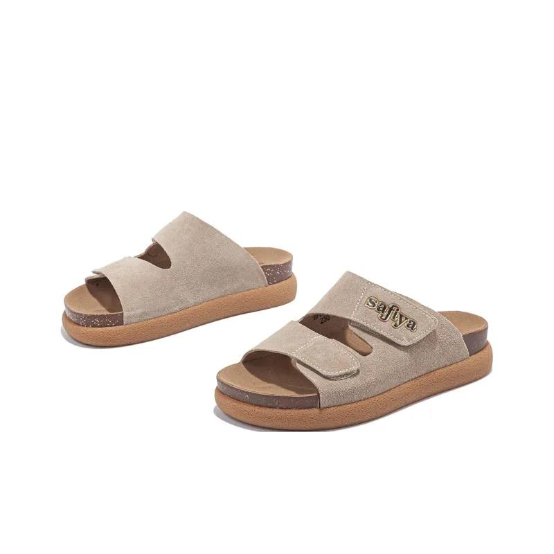 Safiya PU Polyurethane Abrasion Resistant Slide Slippers Women's-8