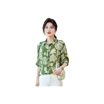 PIERRE CARDIN Shirts Women's Green