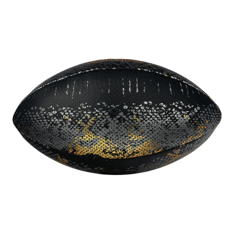 ProSelect Rugby Ball PU Indoor Outdoor, Training Unisex Size 9 Black-3