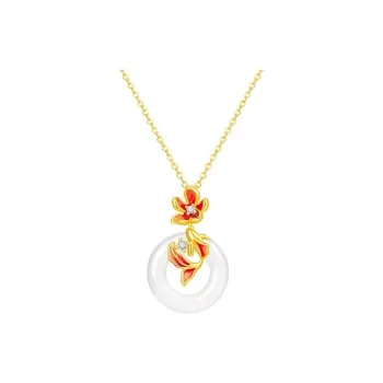 Emerald Chalcedony Necklaces Women's