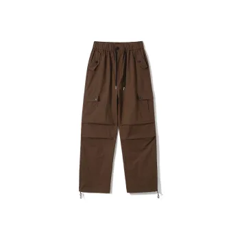 TONYBEAR Casual Pants Men Red Coffee