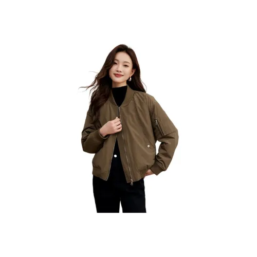 Mo Han Yi Mei Puffer Jacket Women's Dark Coffee