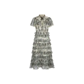 LULUALWAYS Short Sleeved Dress Women's