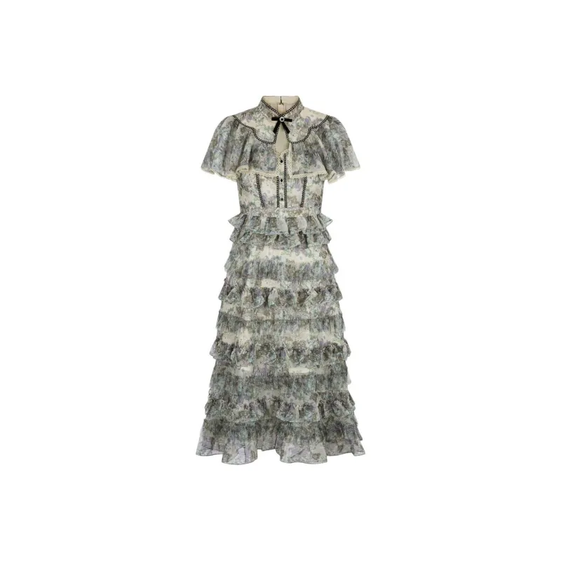 LULUALWAYS Short Sleeved Dress Women's-0