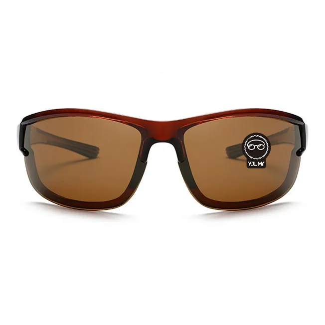YALMY TR/Memory Plastic Irregular Shape Sunglasses Men's-5