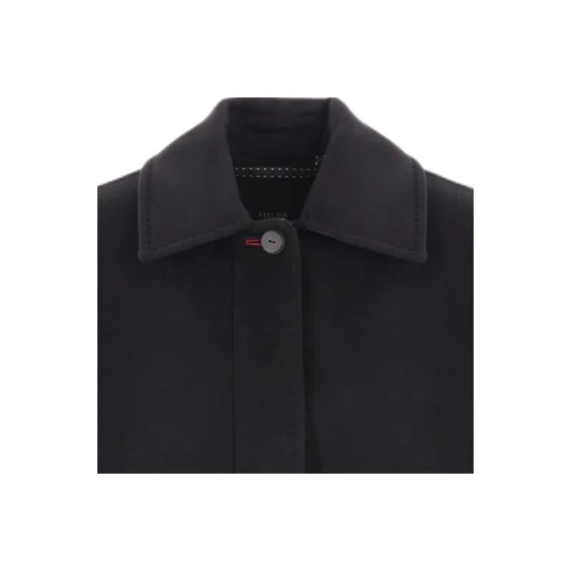MaxMara Atelier Baruffa Button Detailed Oversized Coat-2