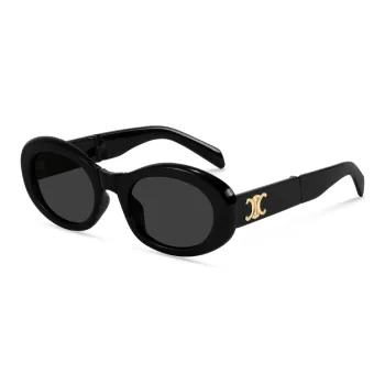 MK MINGKU TR/Memory Plastic Oval Sunglasses Unisex