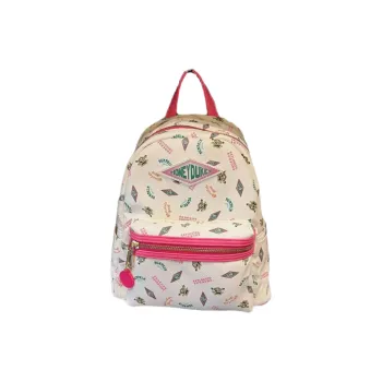 Universal Studios Polyurethane Backpack Medium Size Women's White & Pink