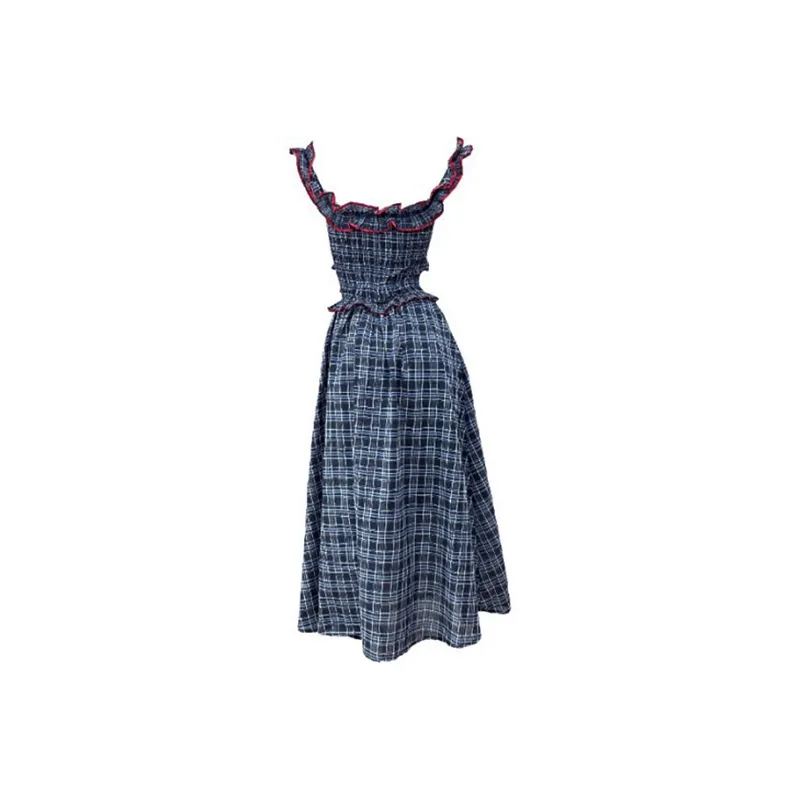 KYKW Sleeveless Dress Women's Navy Blue-1