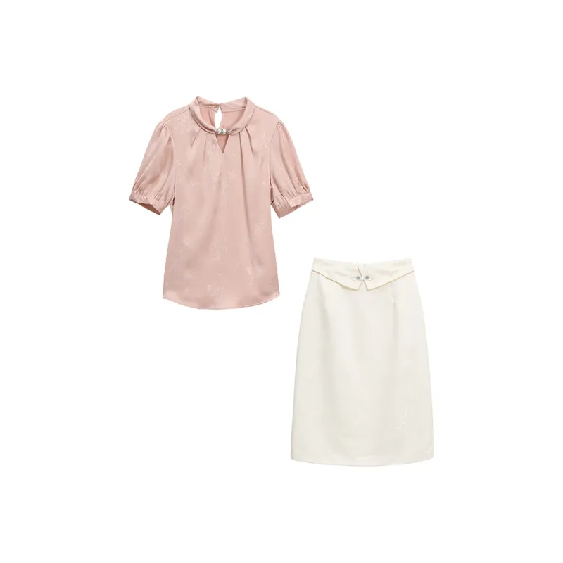 TEME Two Piece Skirt Sets Women's-5
