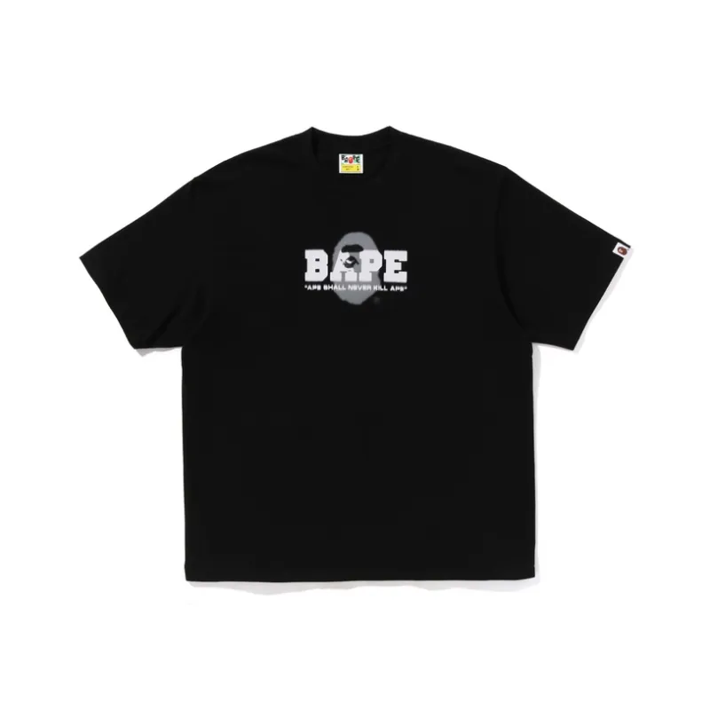 Bape Graffiti Logo Relaxed Fit Tee-3