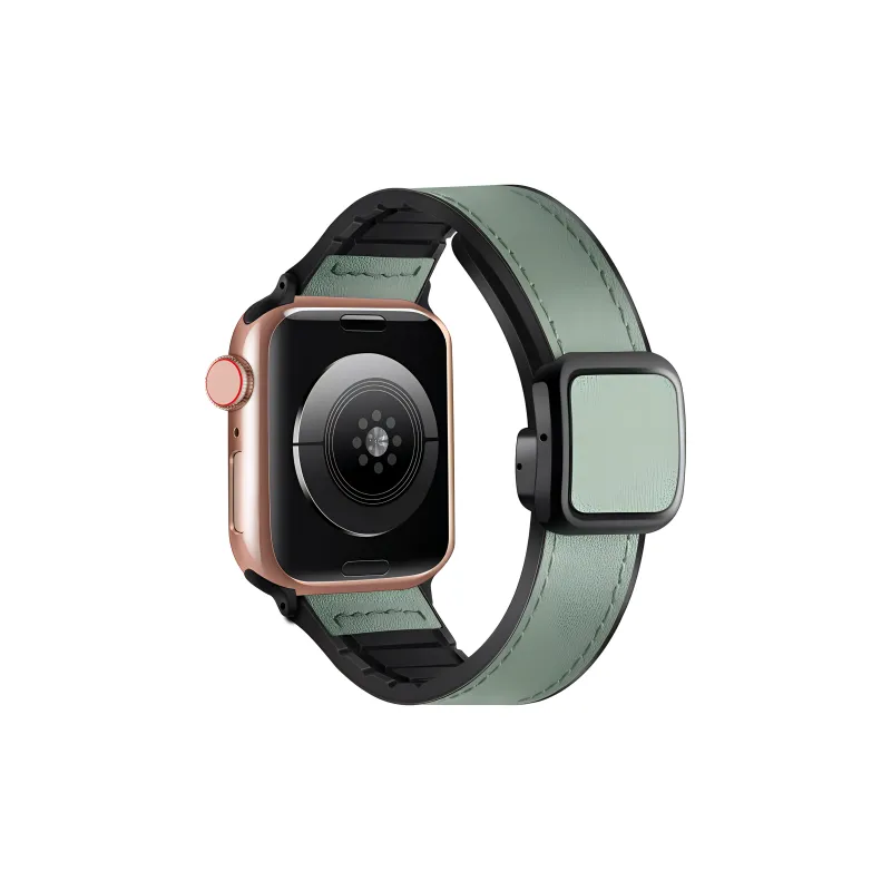 KVZUVUU Apple Compatibility Watch Band Cowhide Leather Material-14