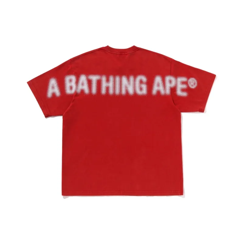 A BATHING APE Pigment Print Ape Head Relaxed Fit Tee-0