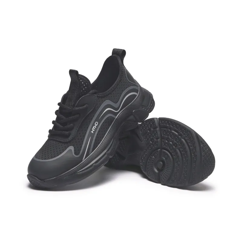 Hotwind Breathable And Lightweight Low Top Casual Shoes Women's Black-4