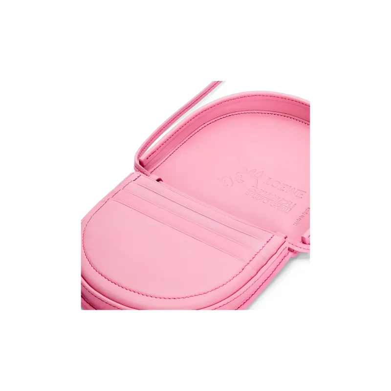 LOEWE Haruki's Mobile Castle Collaboration Cow Leather Crossbody Bags Shoulder Bags Women's Pink-4
