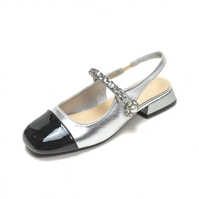 Dragon Dance Chunky Heel High Heels 5 Cm Women's-24