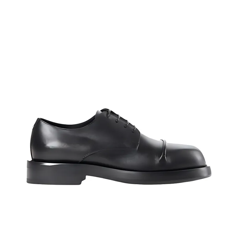 Ann Demeulemeester Kai Pintuck Dress Shoes Men's Black-1