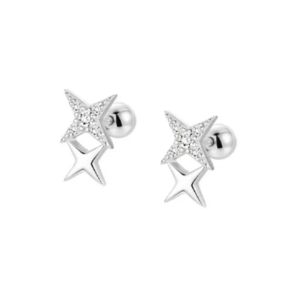 JONNY MOORE 925 Sterling Silver Stud Earrings Women's-0