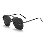 Gunmetal Frame with Gray Lens