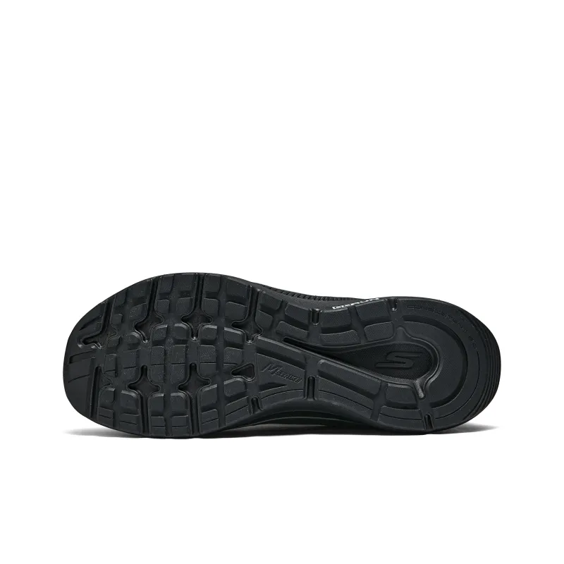 Skechers Cushioning, Wear Resistant Low Top Running Shoes Men's Black-4