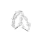 Intertwined Branch Design Couple Rings