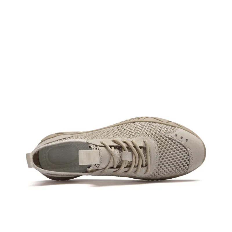 British Knights Breathable And Lightweight Low Top Casual Shoes Men's Khaki-4