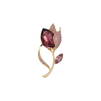 VIOLET Copper Alloy Brooches Women's