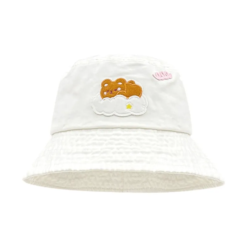 PLAN IN Cotton Bucket Hats Unisex-11