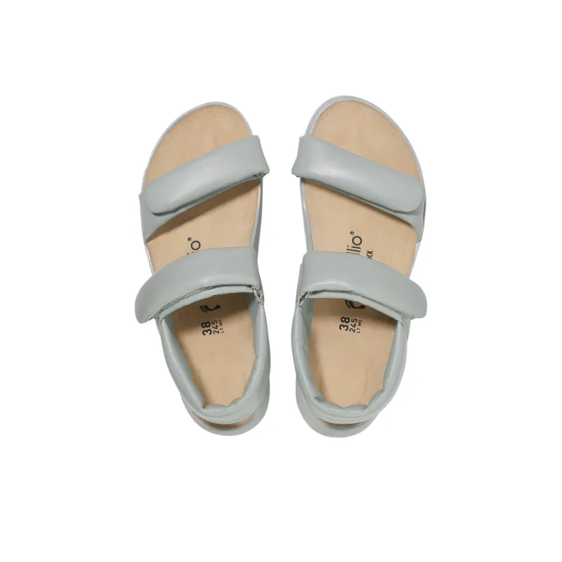 Birkenstock Theda One Strap Sandals 1.5cm Women's Sage Green-3