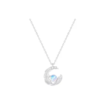 TWINKLE ANGEL 925 Sterling Silver Necklaces Women's