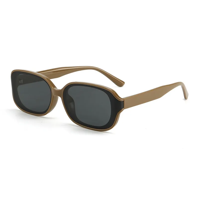 NOME TR/Memory Plastic Metal Square Sunglasses Unisex-4