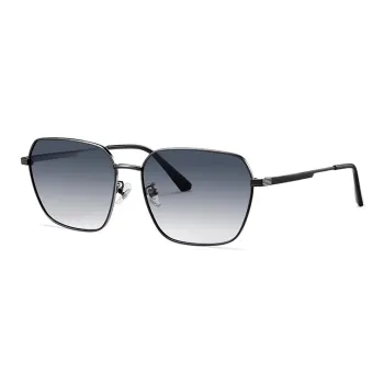BERTHA Alloy Square Sunglasses Unisex