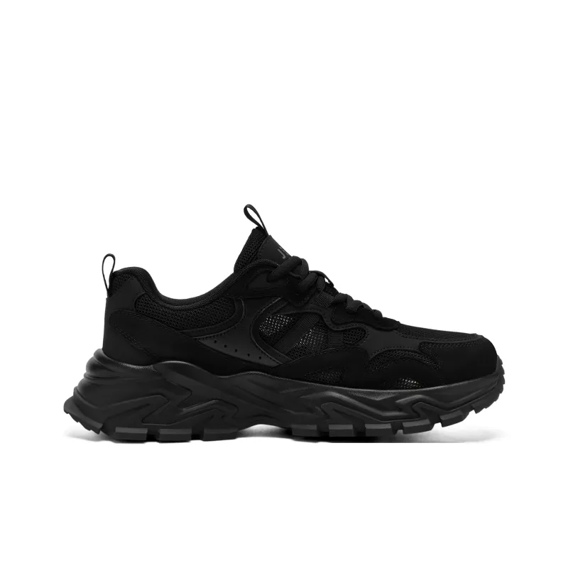 JEEP SPIRIT Low Top Chunky Sneakers Men's Black-1
