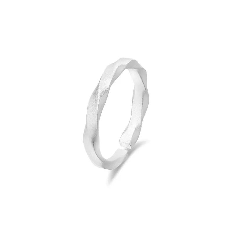 LUCA Sterling Silver Rings Unisex-6