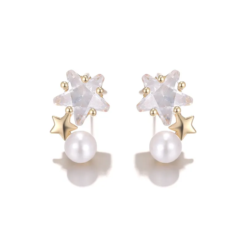 Clect Eco Friendly Alloy Stud Earrings Women's-0