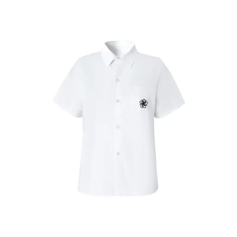 RIMUXINGHE Summer Shirt Women's White-0